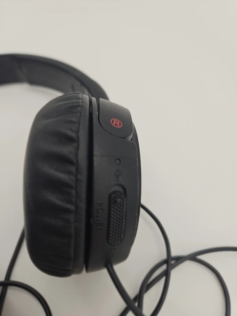 Sony Black On-Ear Wired Headphones with Foldable Design
